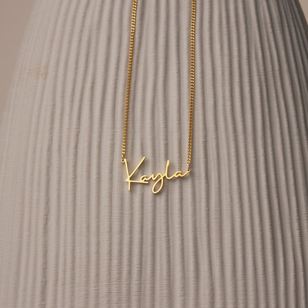 Personalised Laios Name Necklace