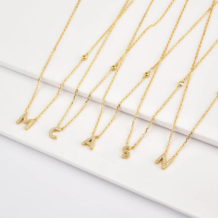 Personalised Zora Initial Necklace