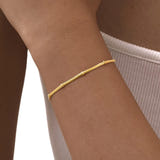 Serinna Snake Chain Bead Bracelet