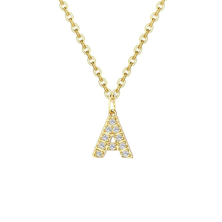 Personalised Briella Diamond Initial Necklace