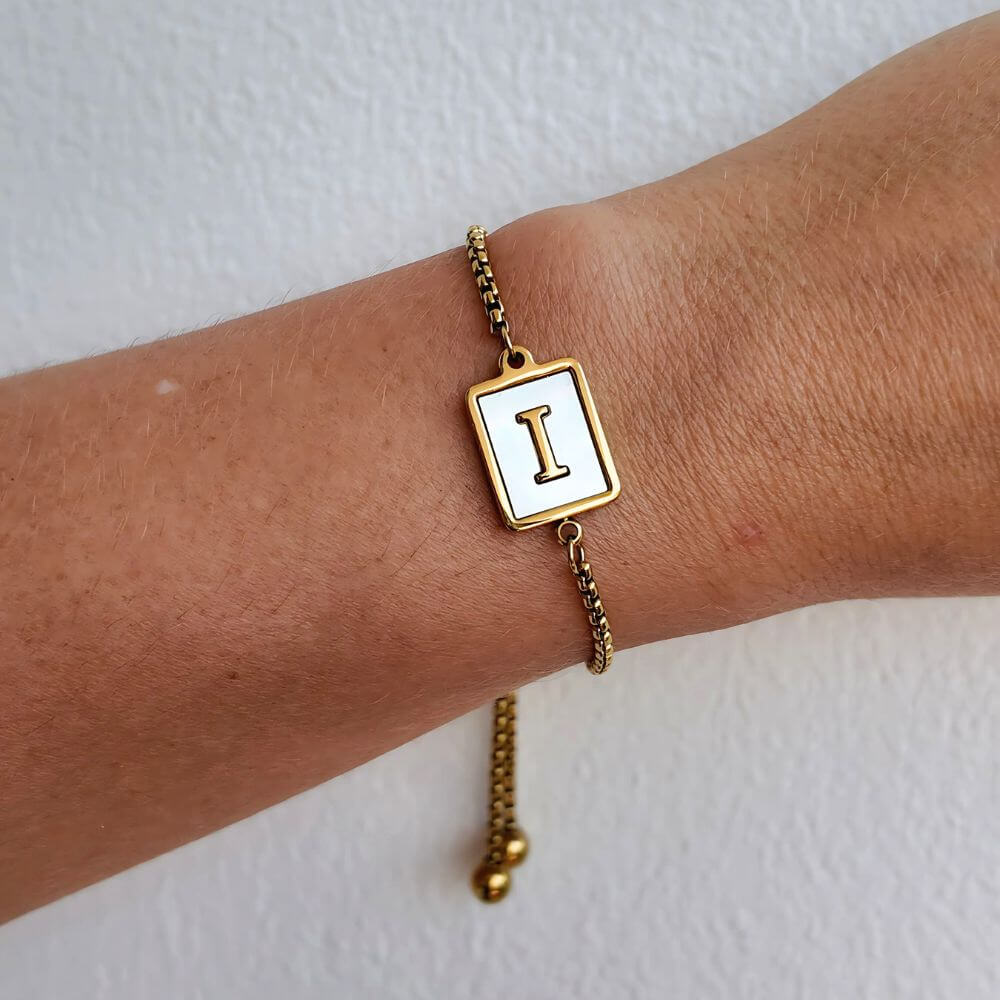 Personalised Indie Initial Bracelet